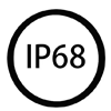 IP68级别防尘防水，户外使用无忧，满足客户极端使用条件。